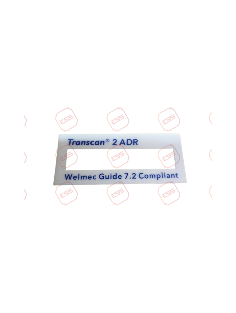 Transcan-2 ADR Display Label Overlay (White)